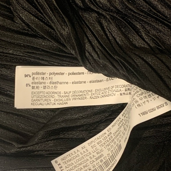 Zara Wrap Crinkle Top NWT - Picture 4 of 4